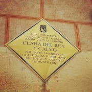 Placa Clara del Rey